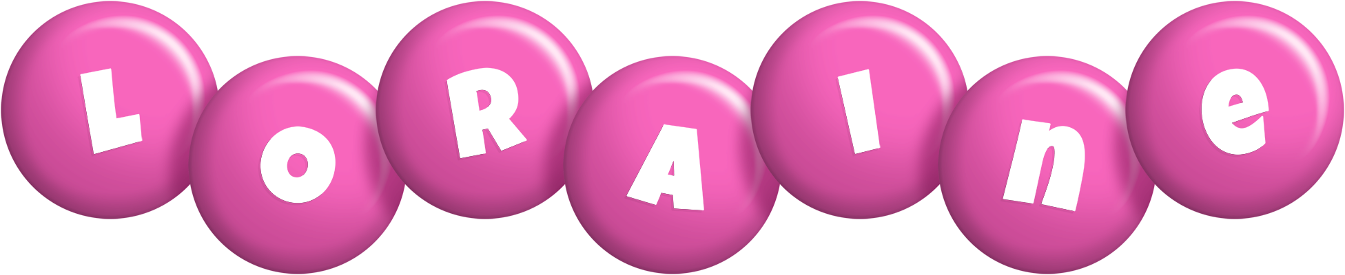 Loraine candy-pink logo