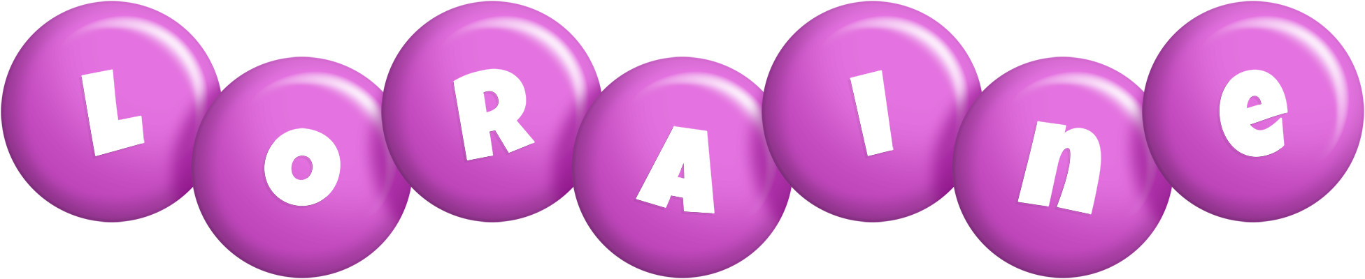 Loraine candy-purple logo