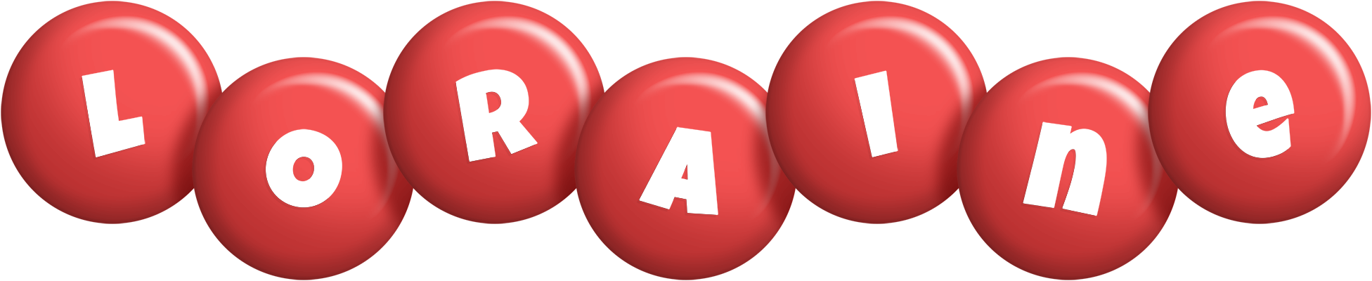Loraine candy-red logo