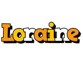 Loraine cartoon logo