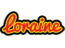 Loraine fireman logo