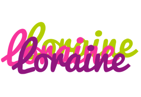 Loraine flowers logo