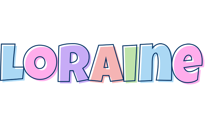 Loraine pastel logo