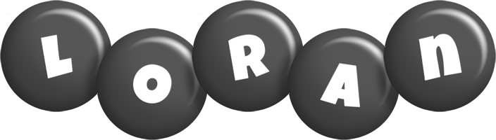 Loran candy-black logo