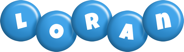Loran candy-blue logo