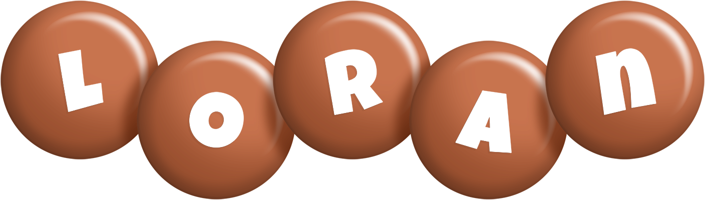 Loran candy-brown logo