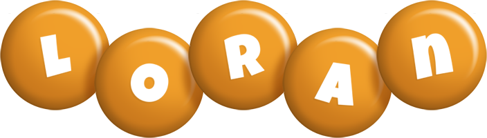 Loran candy-orange logo