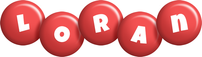Loran candy-red logo