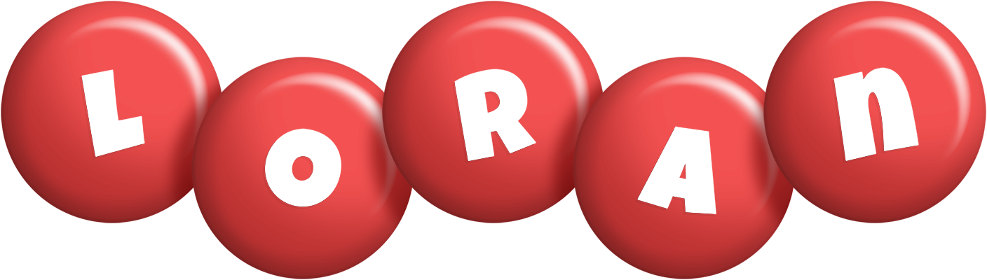 Loran candy-red logo