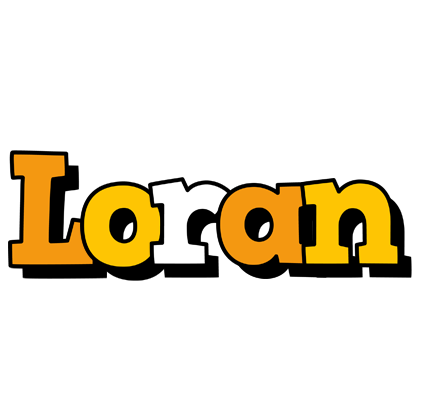 Loran cartoon logo
