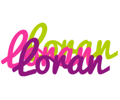 Loran flowers logo