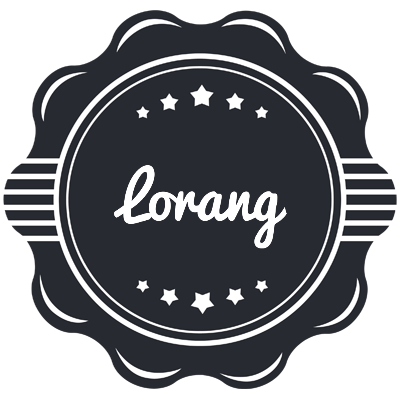 Lorang badge logo