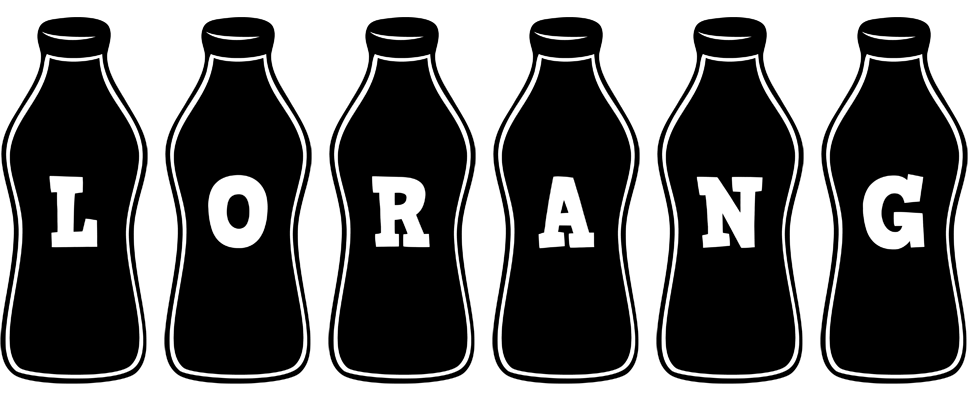 Lorang bottle logo