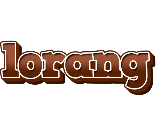 Lorang brownie logo
