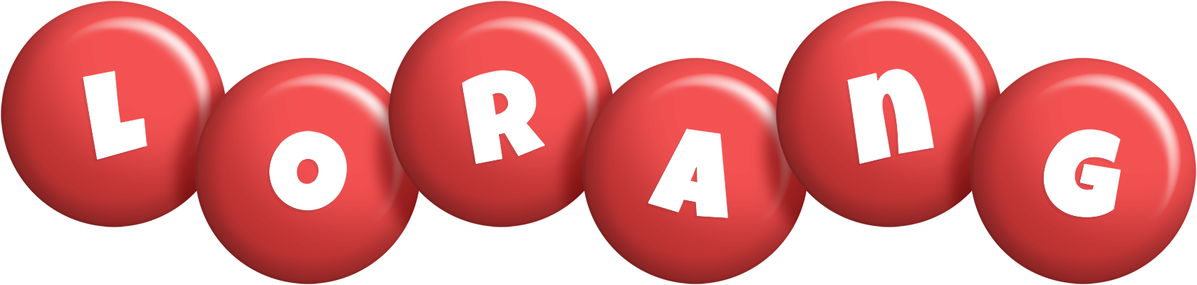 Lorang candy-red logo