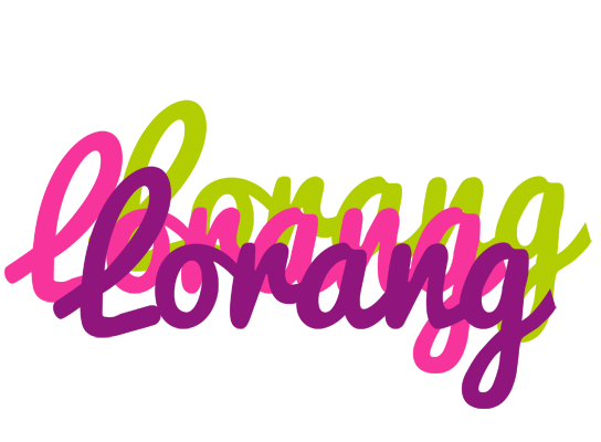 Lorang flowers logo