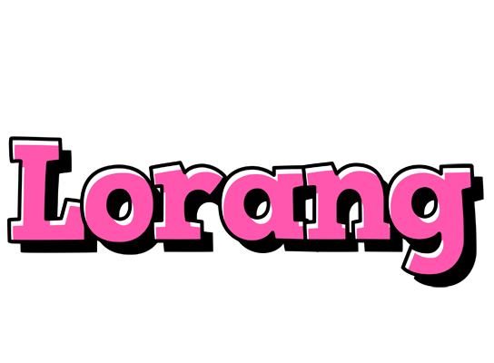 Lorang girlish logo