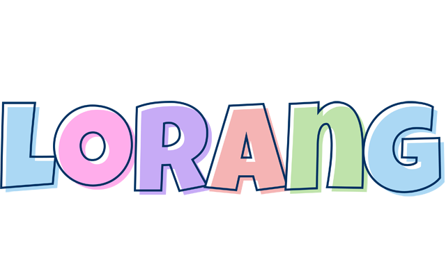 Lorang pastel logo