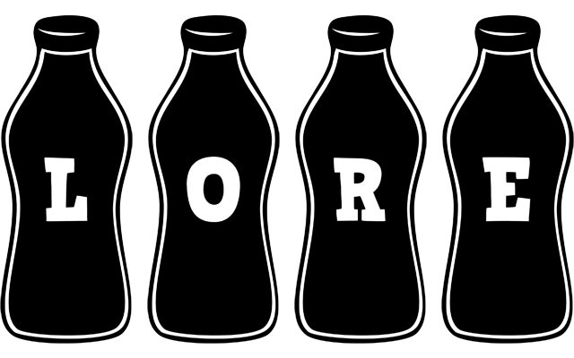 Lore bottle logo