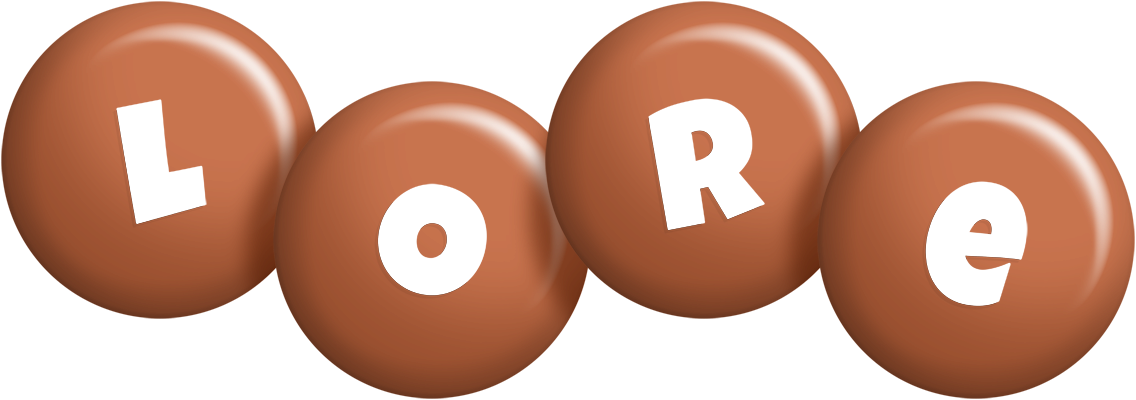 Lore candy-brown logo