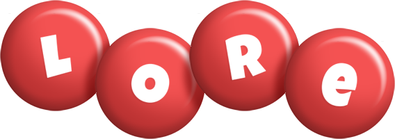 Lore candy-red logo