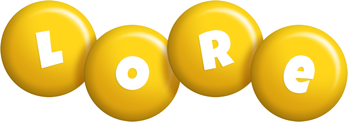 Lore candy-yellow logo