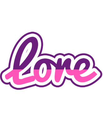 Lore cheerful logo