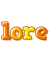 Lore desert logo