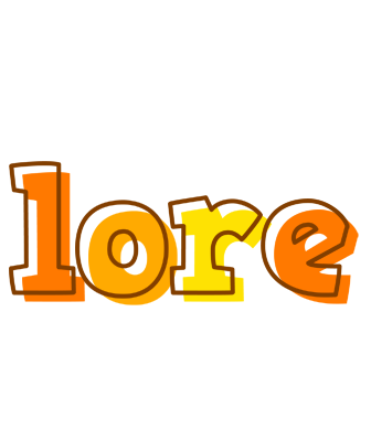 Lore desert logo