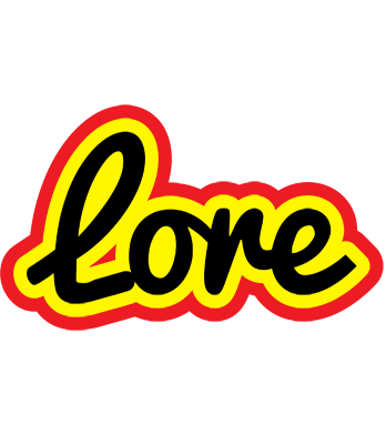 Lore flaming logo