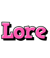 Lore girlish logo