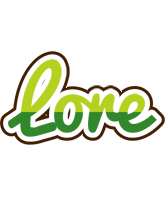Lore golfing logo