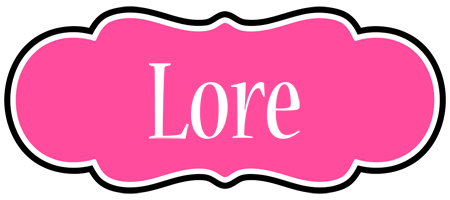 Lore invitation logo