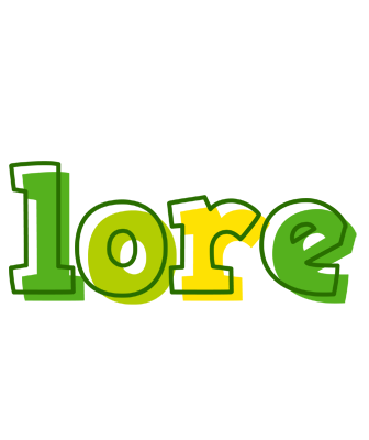 Lore juice logo