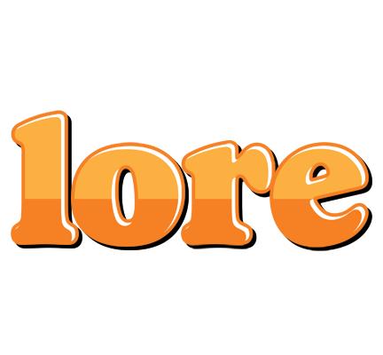 Lore orange logo