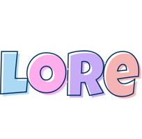 Lore pastel logo