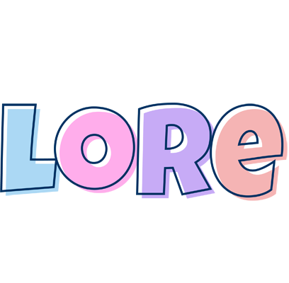 Lore pastel logo