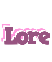 Lore relaxing logo