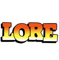 Lore sunset logo