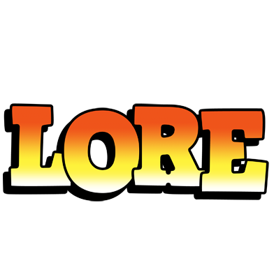Lore sunset logo
