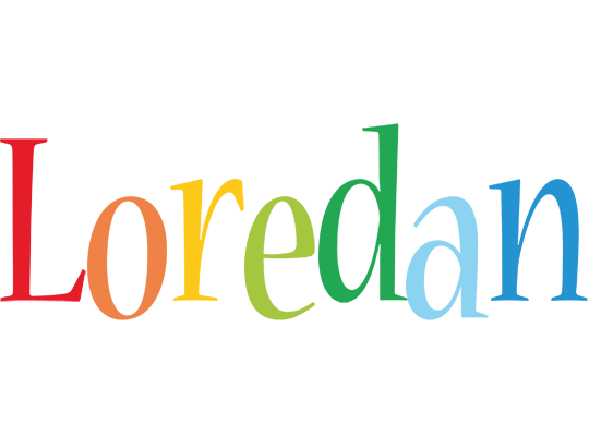 Loredan birthday logo