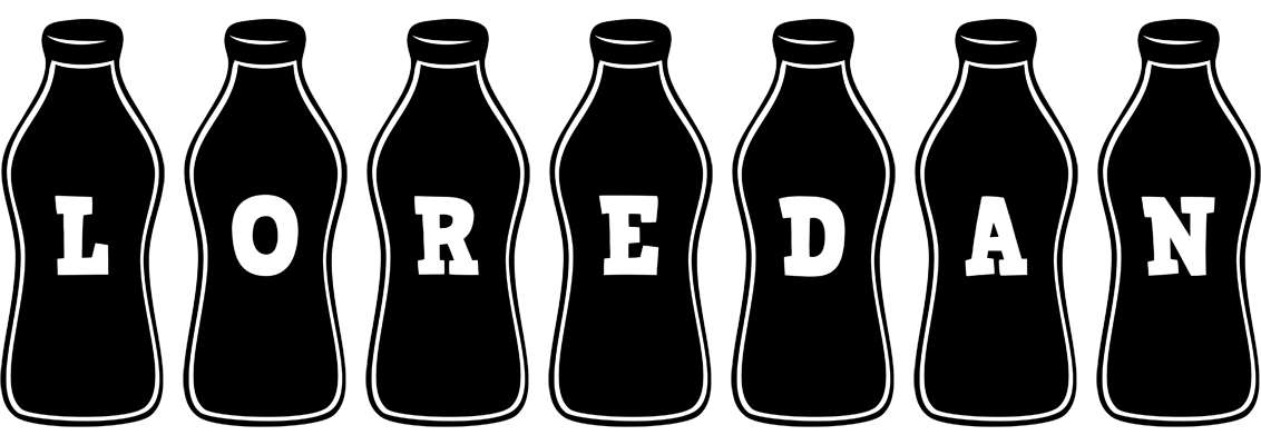 Loredan bottle logo
