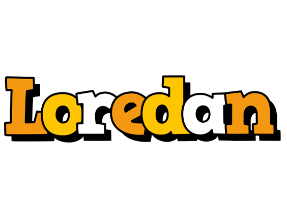 Loredan cartoon logo