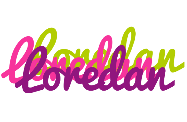Loredan flowers logo