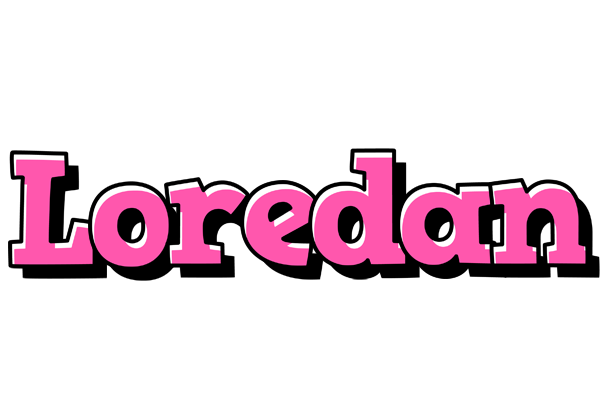 Loredan girlish logo