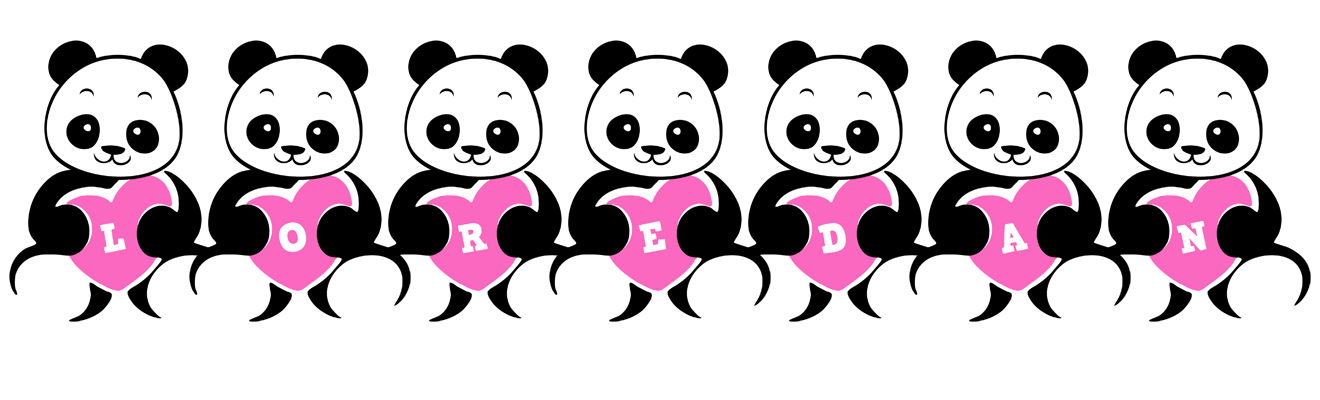 Loredan love-panda logo