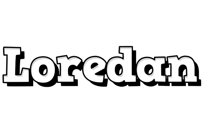 Loredan snowing logo