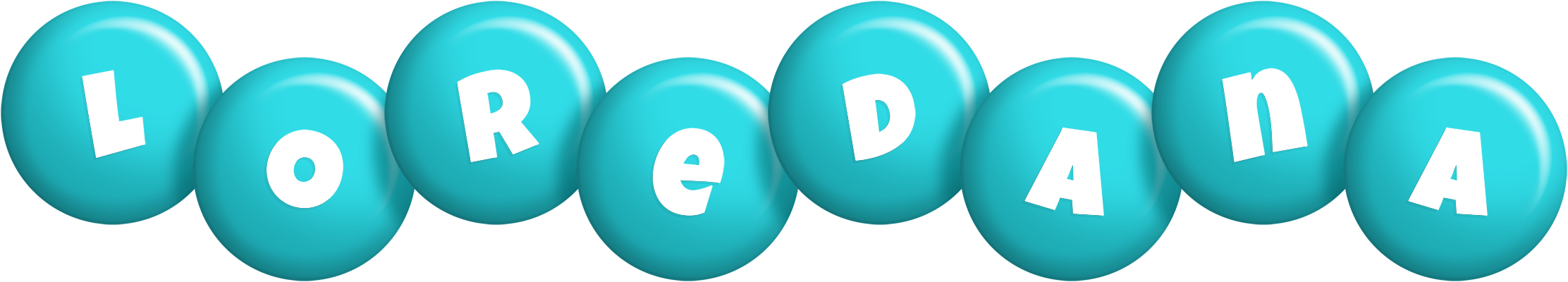 Loredana candy-azur logo