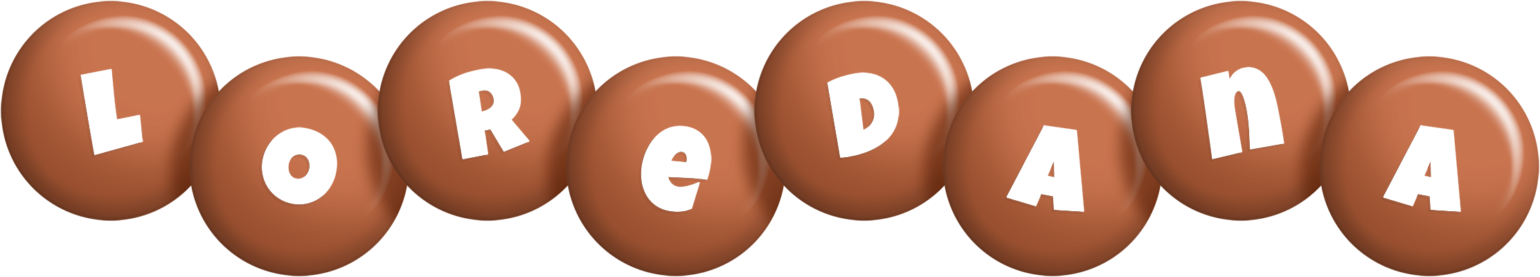 Loredana candy-brown logo