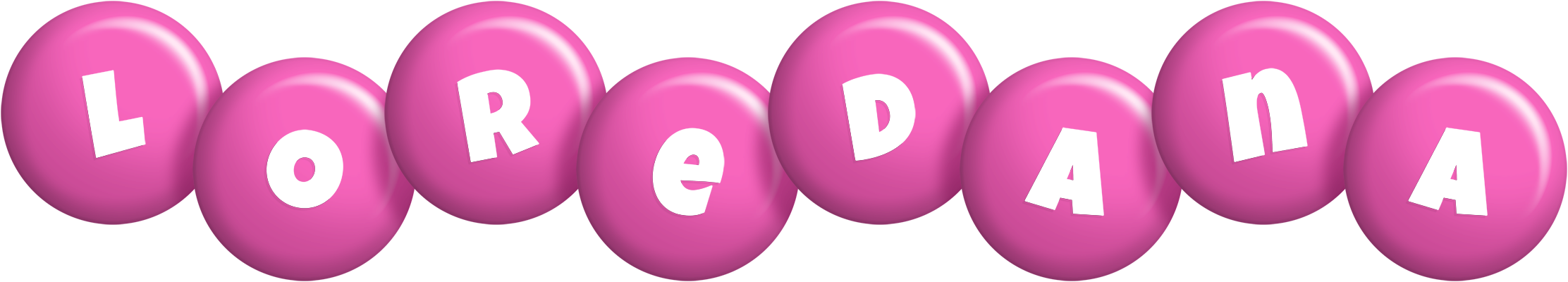Loredana candy-pink logo